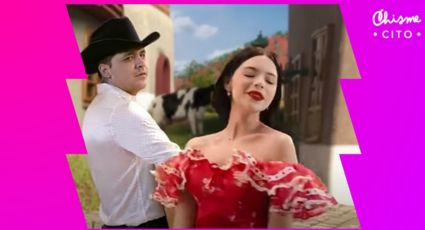 (VIDEO) Christian Nodal revela que Ángela Aguilar lo enamoró con 13 años: 'Toda hermosa'